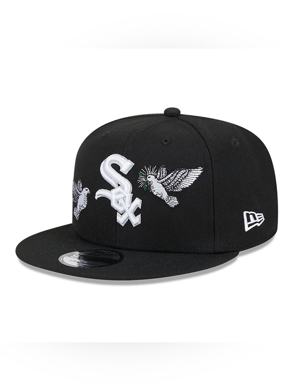 NEW Chicago White Sox 9FIFTY Peace Black Cap 7 5/8 🔥🔥